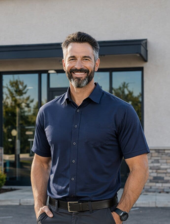 Business owner portrait