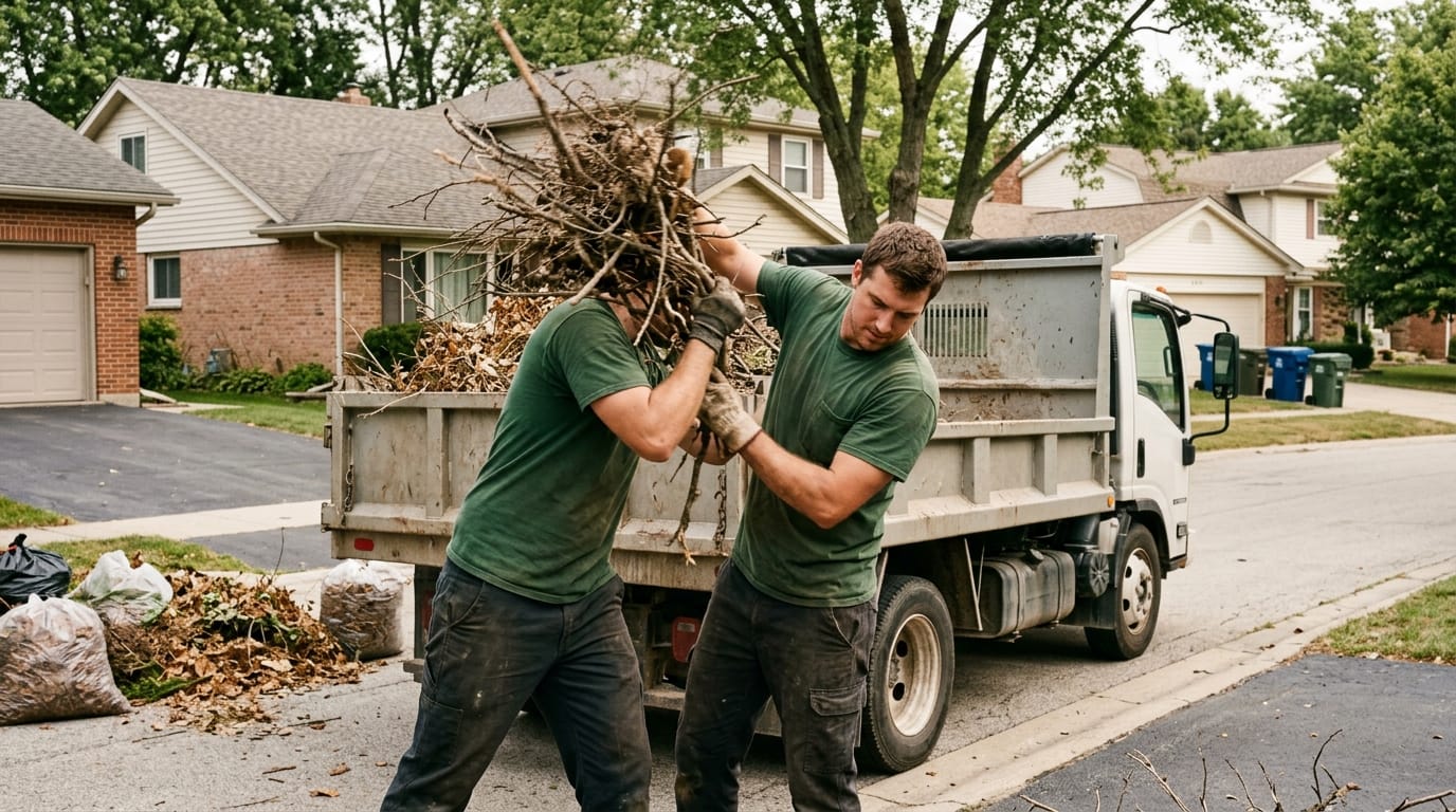 Yard waste removal header image